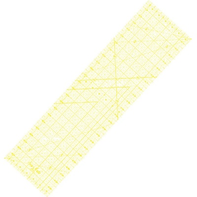 Donwei Rastrové pravítko 6.5"x24" E6524-YW žluté