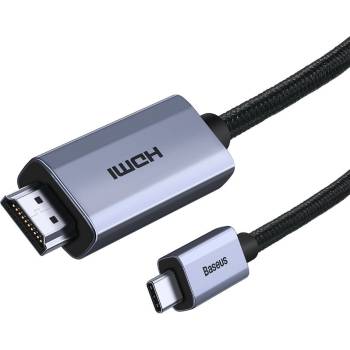 Baseus 4K 60Hz USB-C to HDMI Cable (WKGQ010101) - кабел с поддръжка на 4K за свързване от USB-C към HDMI (200 см) (черен)