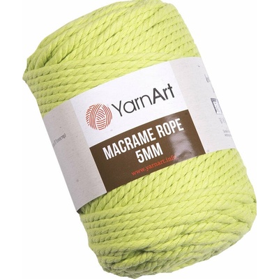 YARNART Macrame Rope 5 mm 85 m 755 Light Green юта (Macrame Rope 5 mm 755)