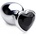 Booty Sparks Black Heart Gem Anal Plug Large