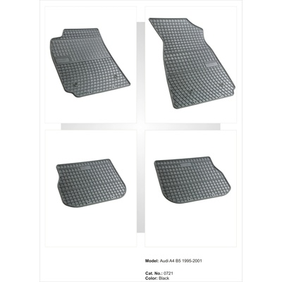 FroGum Гумени стелки за Audi A4 B5 1995-2001г (pa51248-0721)