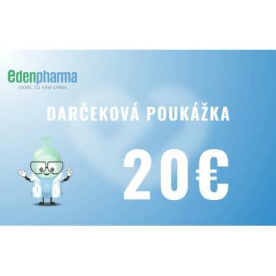 EDENPharma Darčeková poukážka - elektronická, darček, poukaz Hodnota: 500 Kč