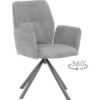 Carmen Трапезен стол bury 2 - сив r 07