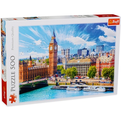 Trefl Пъзел Trefl от 500 части - Слънчев ден в Лондон (37329)