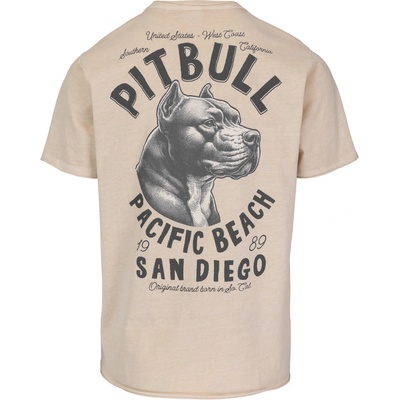 PitBull West Coast pánské triko PACIFIC pískové