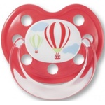 Baby-Nova Baby Nova Бебешка силиконова залъгалка- червена (28247) - ozone
