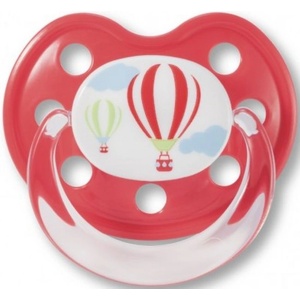 Baby-Nova Baby Nova Бебешка силиконова залъгалка- червена (28247) - ozone