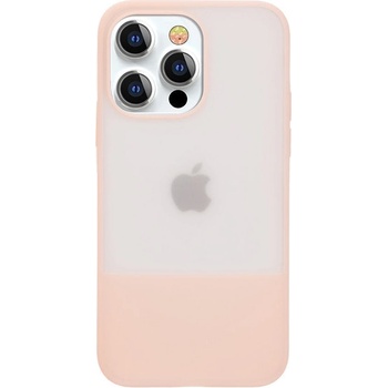 Kingxbar Калъф Kingxbar Plain Series, за iPhone 13 Pro, силиконов, розов (6959003502858)