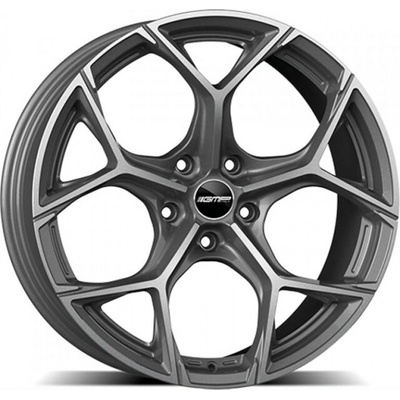 GMP Ultrivity 8.5x19 5x114.3 ET37 matt anthracite diamond