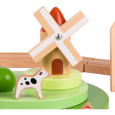 Classic World Дървено влакче за игра - Малката ферма (cw54464)