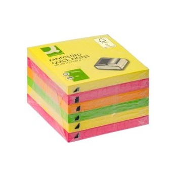 Q-CONNECT Кубче Z-notes 76x76мм 6х100л Rainbow