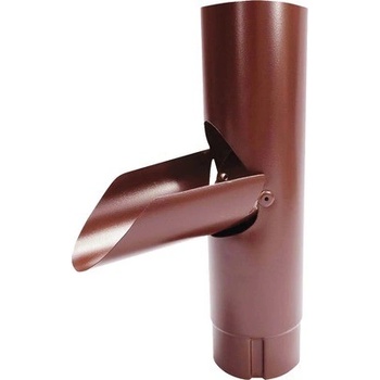 Probau Odkvapová klapka ø 87 mm oceľ červená