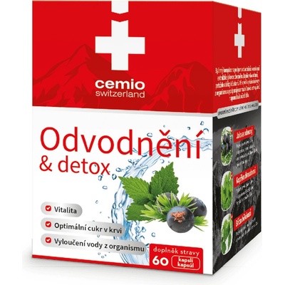 Cemio Odvodnenie & detox 60 kapsúl