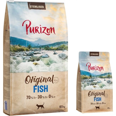 Purizon Sterilised Adult s rybou bez obilnín 6,5 kg