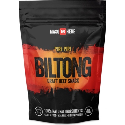 MasoHere Hovězí Biltong Piri Piri 40 g