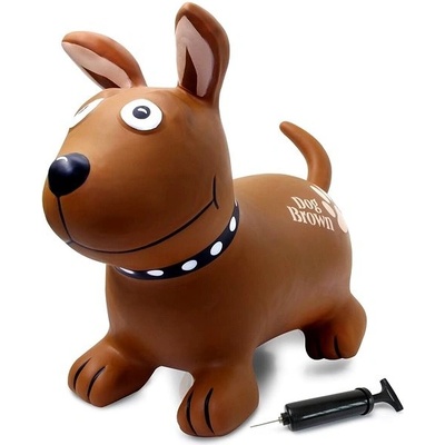 Jamara hopsadlo pes s pumpou hnědý