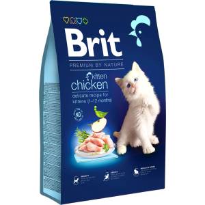 Brit Брит Премиум по природа Котка Котенце Пиле 300 г
