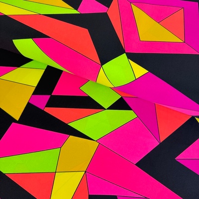 Plavkovina NEON - Geometric