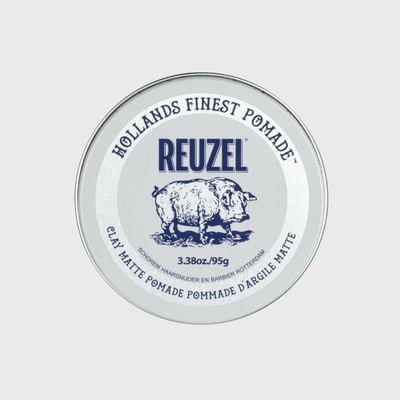 Matný jíl na vlasy Reuzel Clay Matte Pomade 95 g