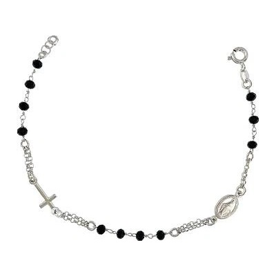 InfinitySilver Strieborný náramok ruženec 16605117+