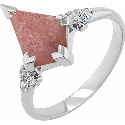 Eppi prsten s jahodovým achátem Kettil R45747