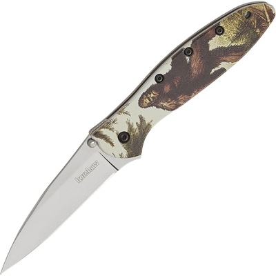 Kershaw LEEK ALUM BIG FOOT/SIL 14C28N, Aluminum, Linerlock K-1660BF