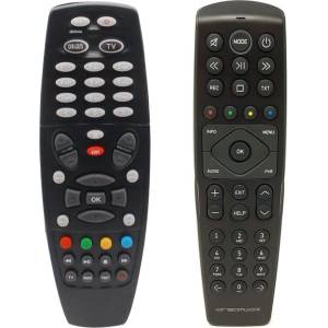 съвместим DREAMBOX RC20IR DM7020 HD, DM8000, DM800se, DM500 HD, DM820, UHD/ONE/TWO - заместител дистанционно управление (RC20IR DM7020 HD, DM8000, DM800se, DM500 HD, DM820, UHD/ONE/TWO) Дистанционно