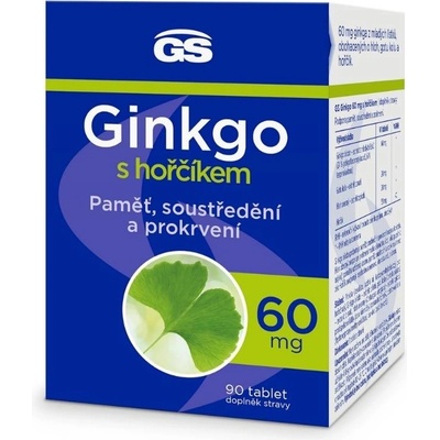 GS Ginkgo 60 mg s hořčíkem 90 tablet – Sleviste.cz