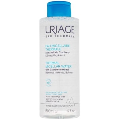 Uriage Eau Thermale Thermal Micellar Water Cranberry Extract 500 ml термална мицеларна вода за нормална и суха кожа унисекс