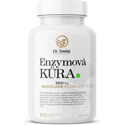 Dr. Swiss Enzýmová kôra 100 kapsúl