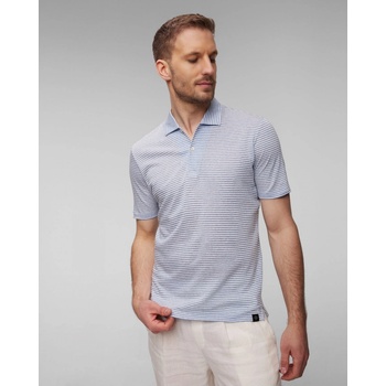 Gran Sasso Lněná polokošile s Pruhovaným Vzorem