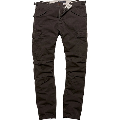 Kalhoty Vintage Industries Miller M65 Černé