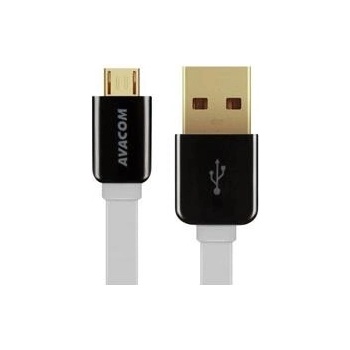 Avacom DCUS-MIC-40W Micro USB, 40cm, bílý