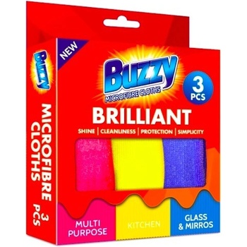 Buzzy Brilliant Utierky z mikrovlákna 3 ks