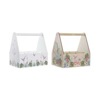 DKD Home Decor Шкаф за бутилки DKD Home Decor MDF Многоцветен (24 x 16, 5 x 25 cm) (2 броя)