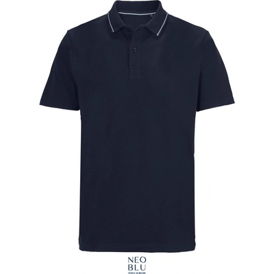 Neoblu polokošile Orel piqué těžká bavlna krátký rukáv unisex COT24433704600-night blue