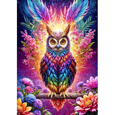Enjoy - Puzzle Neon Owl - 3 000 piese