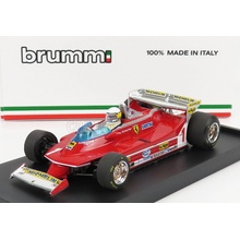 Brumm Ferrari F1 312t5 N 1 Monaco Gp 1980 Jody Scheckter With Driver Figure Red 1:43