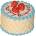 Kerbl Latex Birthday Cake - Играчка Торта, със звук, 10 см, Германия - 86281