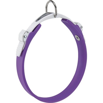 Ferplast Ergoflex - Регулируем нашийник от гъвкав материал за кучета , 25-33 см/18 мм - лилав