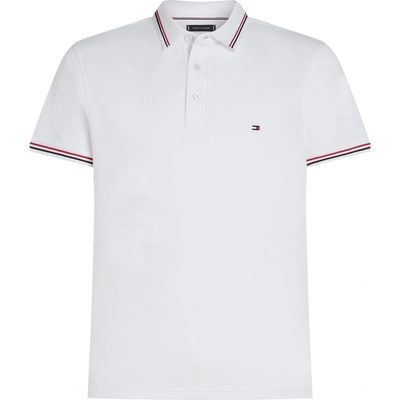 Tommy Hilfiger TIPPED SLIM FIT POLO - White YBR