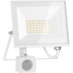 Mexen Luxpro+ LED прожектор със сензор за движение, 30W, Неутрална - 4000K, 3300 lm, бял (L236-030-40-20)