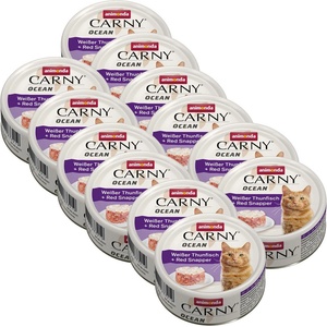 Animonda Carny Ocean - Бял тон и червен рак 12 x 80 г