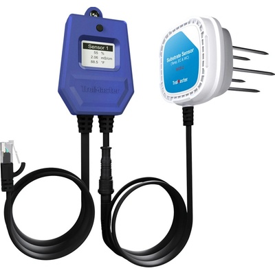 TrolMaster Soil Moisture-Temp-EC 3-in-1 Sensor & Cable set WCS-2