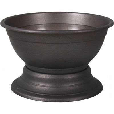 Nohel Garden NG 25078an Váza hřbitovní KRAKOW plastová antracitová d26x16cm 255x255x155 – Zboží Dáma