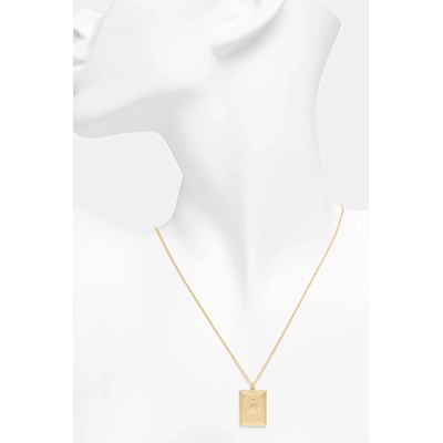 Tom Wood Сребърно позлатено колие Tom Wood Tarot Strength Pendant (101086)