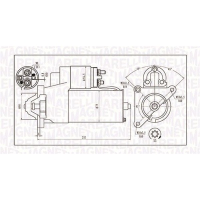 Startér MAGNETI MARELLI 063720373010
