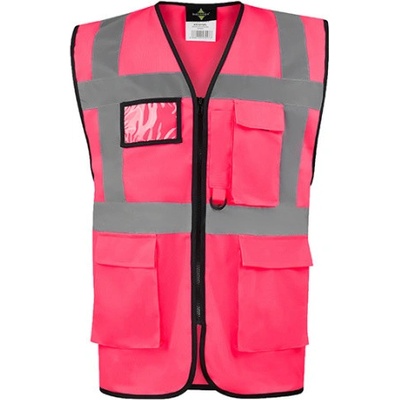Korntex Hamburg Multifunkčná reflexná vesta KX810 Neon Pink 4XL