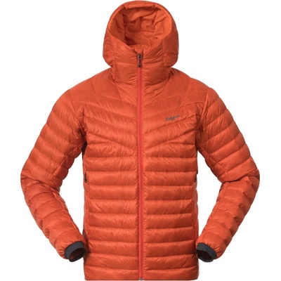 Bergans Мъжко пухено яке Bergans Rabot Light Down Jacket Hood Down jacket - Lava - размер XL (004-7251-0214)