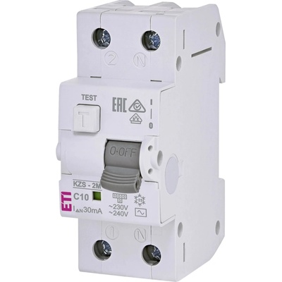 ETI KZS-2M 1p+N AC C10/0,03 10kA